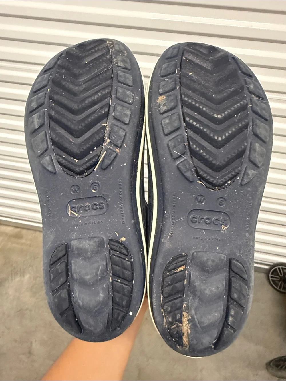 CROCS Women's Navy Short Rain Boots